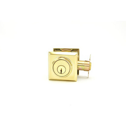 Baldwin DC.TSD Traditional Square Keyed Entry Double Cylinder Deadbolt.