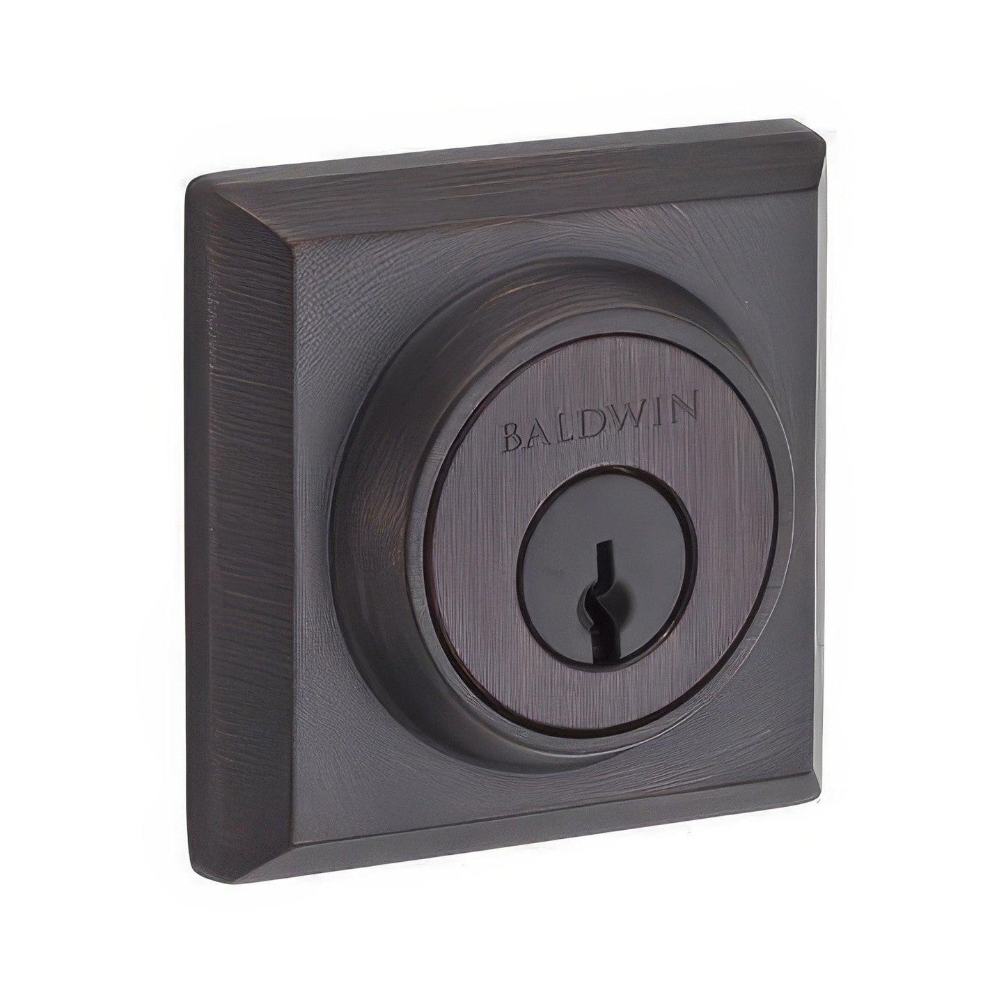 Baldwin DC.TSD Traditional Square Keyed Entry Double Cylinder Deadbolt.