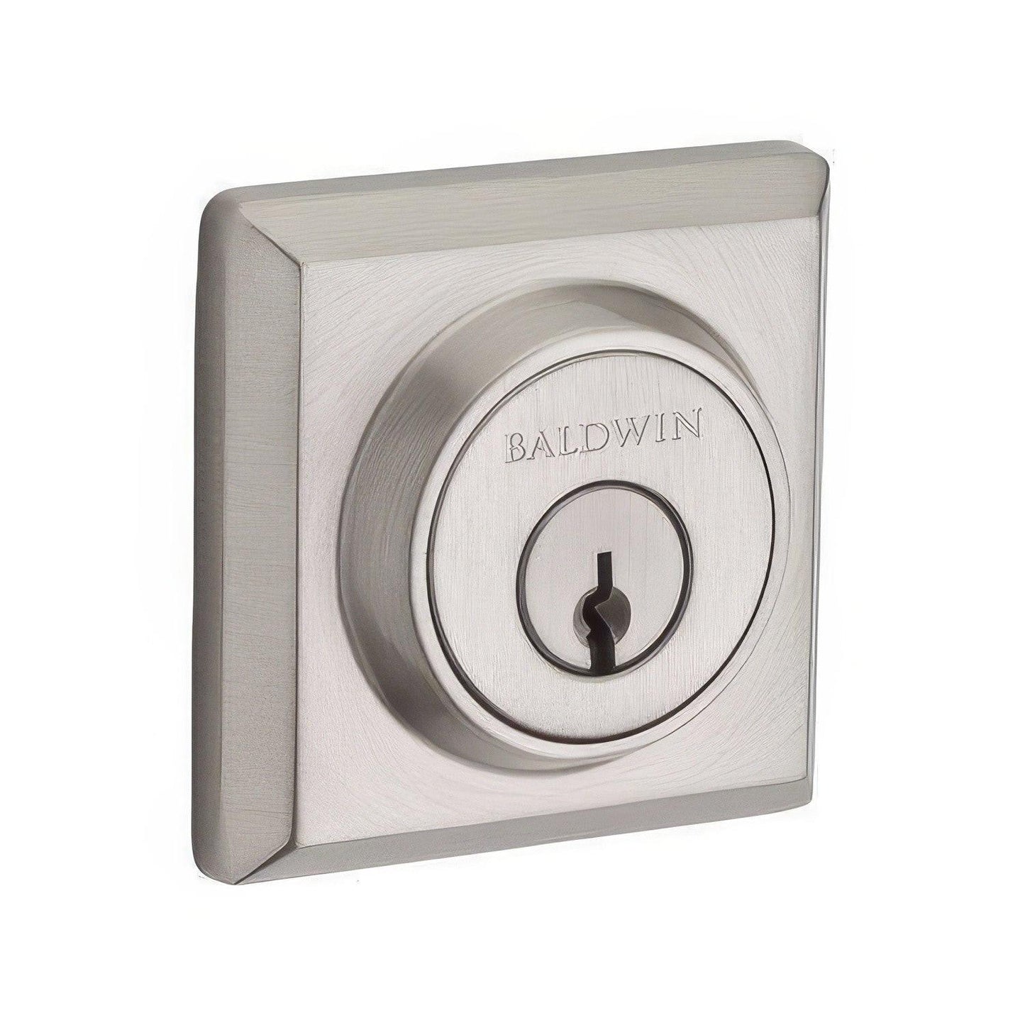 Baldwin DC.TSD Traditional Square Keyed Entry Double Cylinder Deadbolt.