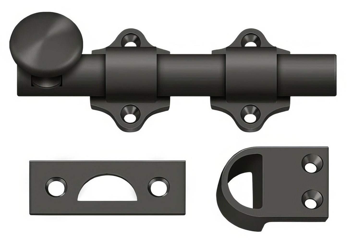 Deltana DDB425 4" HD Dutch Door Bolt