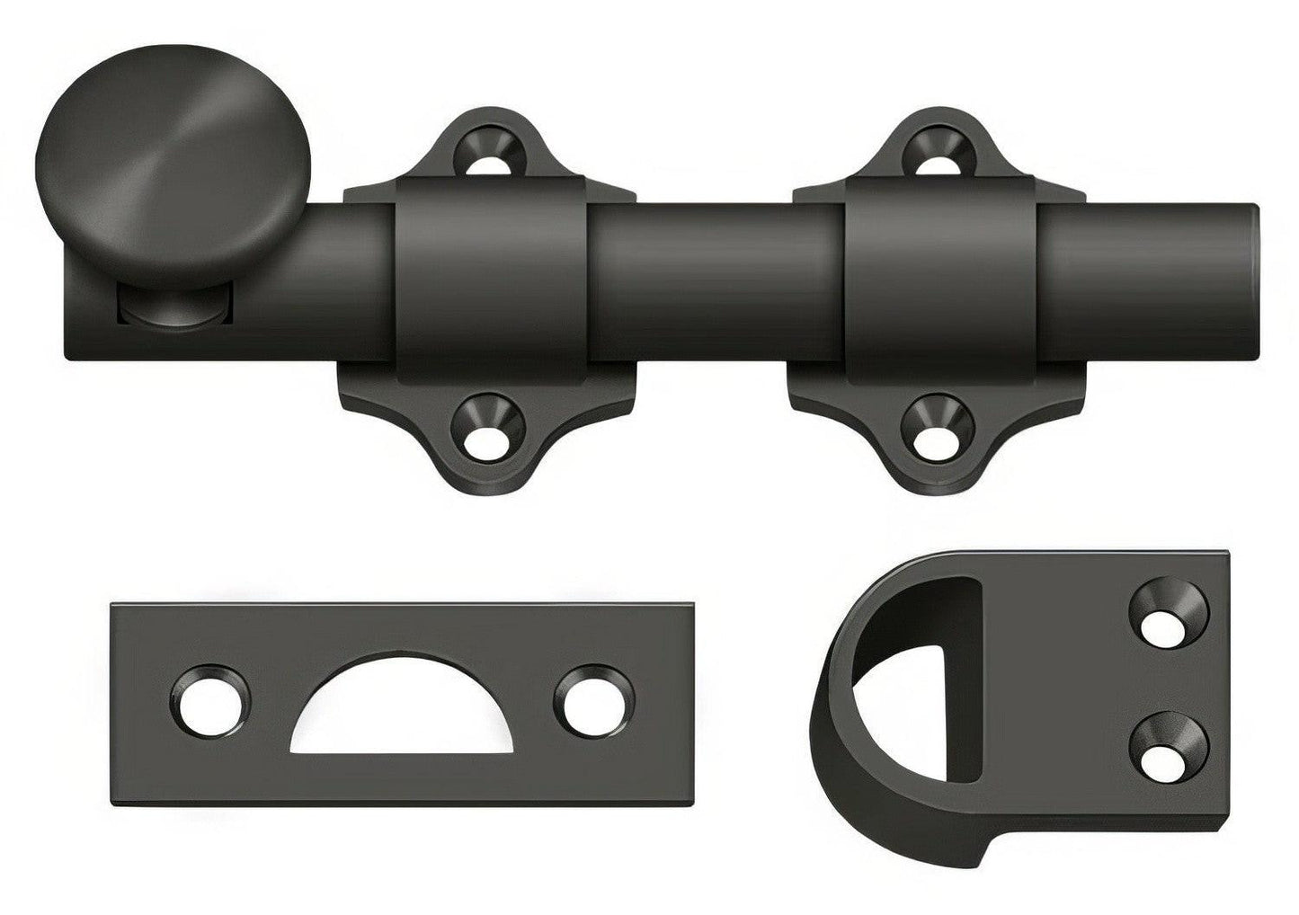 Deltana DDB425 4" HD Dutch Door Bolt