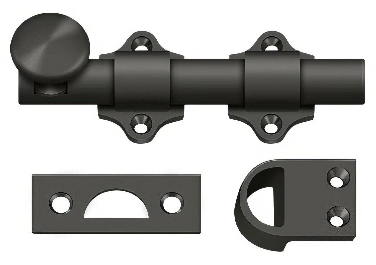 Deltana DDB425 4" HD Dutch Door Bolt