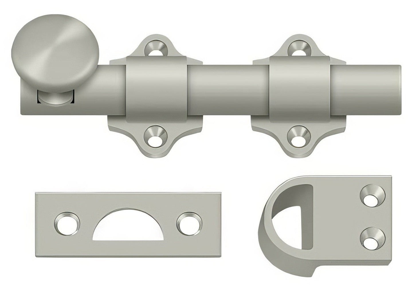 Deltana DDB425 4" HD Dutch Door Bolt