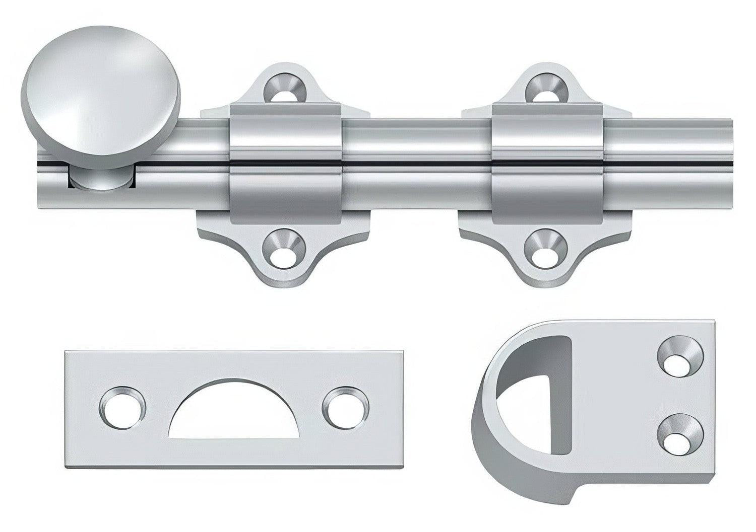 Deltana DDB425 4" HD Dutch Door Bolt