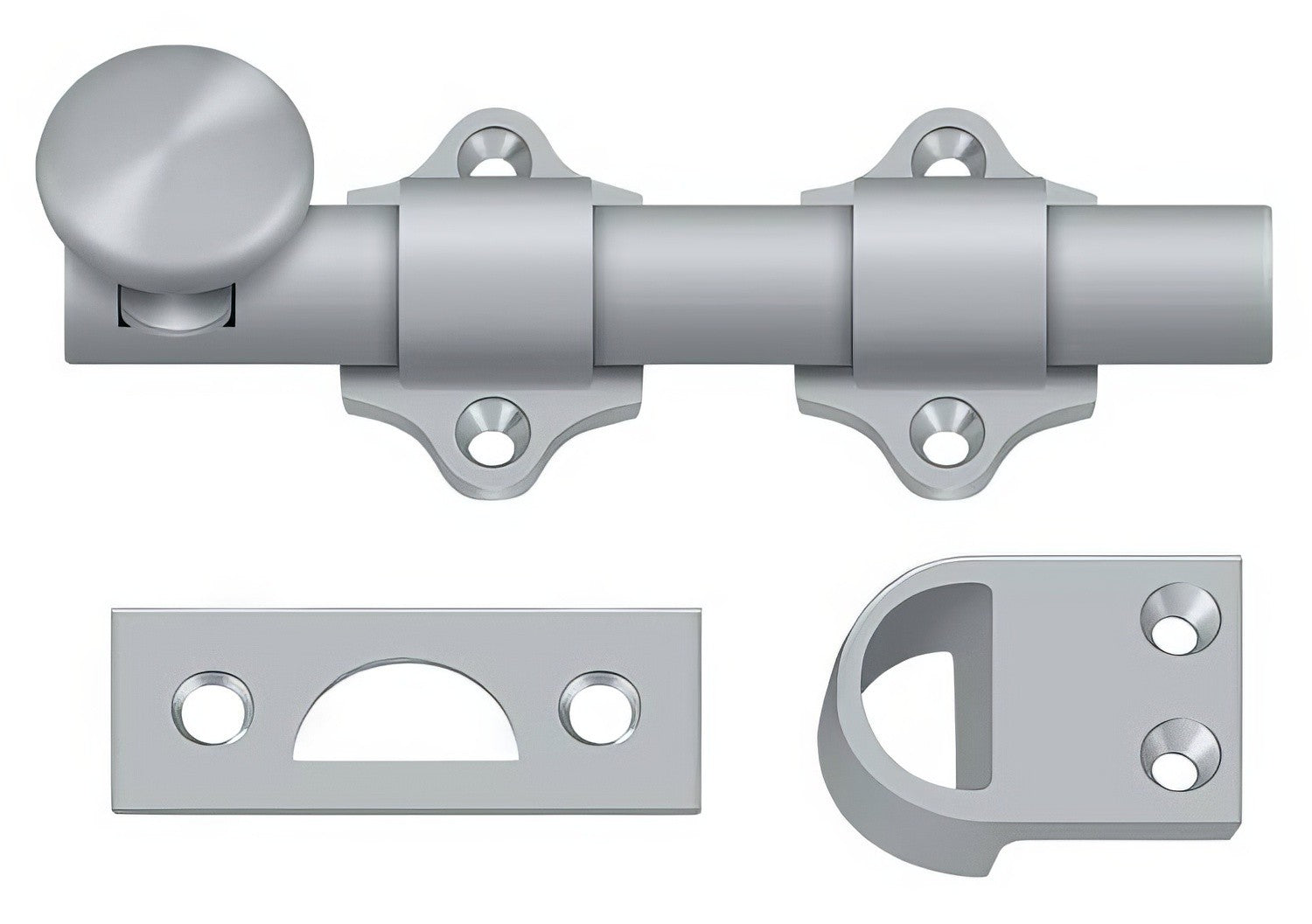 Deltana DDB425 4" HD Dutch Door Bolt