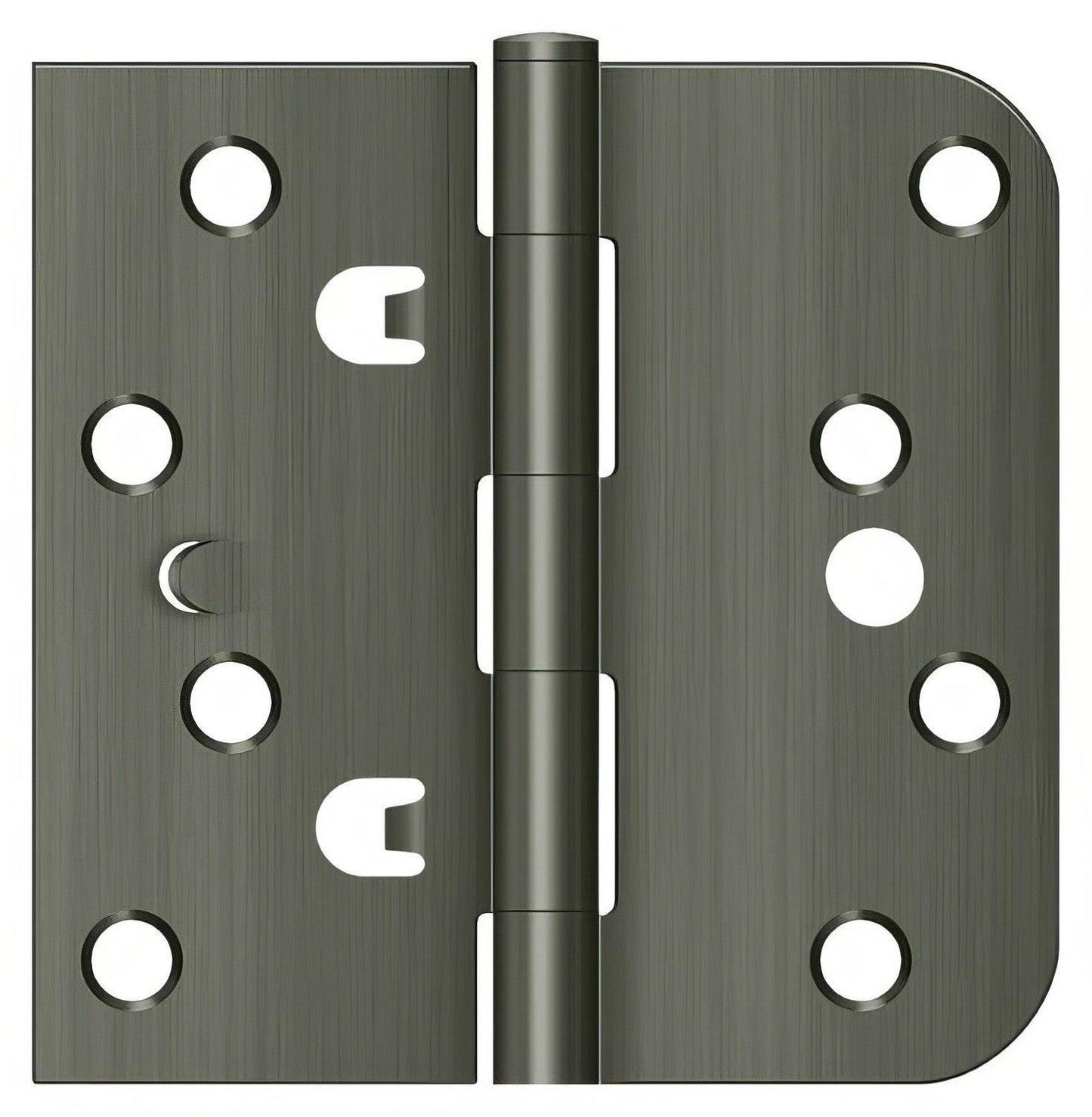 Deltana DE44058T 4" x 4" x 5/8" x SQ Steel Door Hinge.