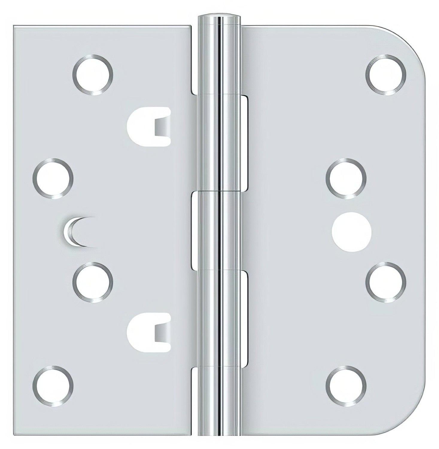 Deltana DE44058T 4" x 4" x 5/8" x SQ Steel Door Hinge.