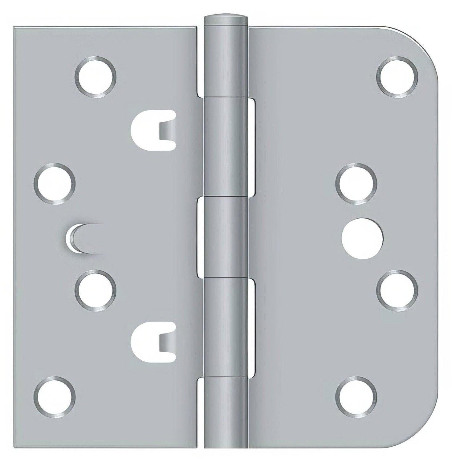 Deltana DE44058T 4" x 4" x 5/8" x SQ Steel Door Hinge.