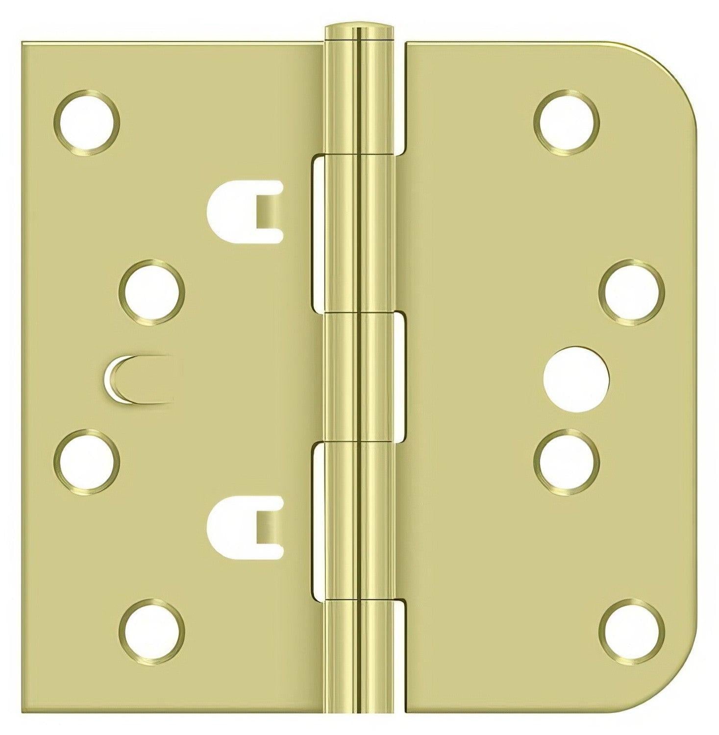 Deltana DE44058T 4" x 4" x 5/8" x SQ Steel Door Hinge.