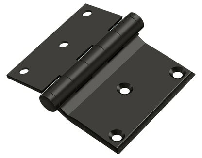 Deltana DHS3035 3" x 3-1/2" Square Corner Door Hinge