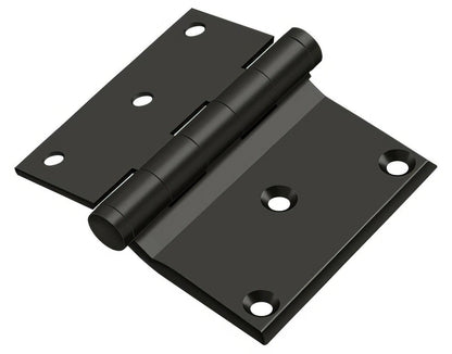 Deltana DHS3035 3" x 3-1/2" Square Corner Door Hinge.