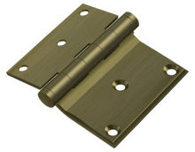 Deltana DHS3035 3" x 3-1/2" Square Corner Door Hinge