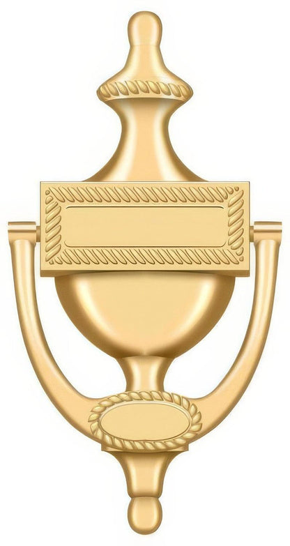 Deltana DKR75 7-3/4" x 3-7/8" Victorian Rope Door Knocker.
