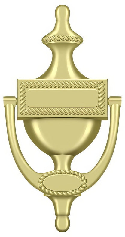 Deltana DKR75 7-3/4" x 3-7/8" Victorian Rope Door Knocker