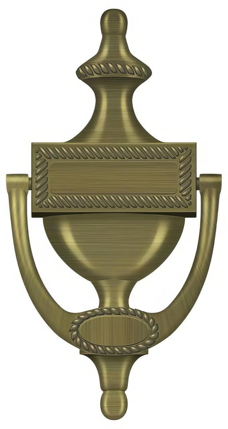 Deltana DKR75 7-3/4" x 3-7/8" Victorian Rope Door Knocker.
