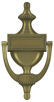 Deltana DKR75 7-3/4" x 3-7/8" Victorian Rope Door Knocker.