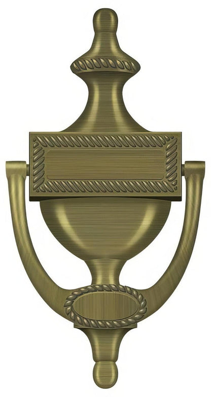 Deltana DKR75 7-3/4" x 3-7/8" Victorian Rope Door Knocker.