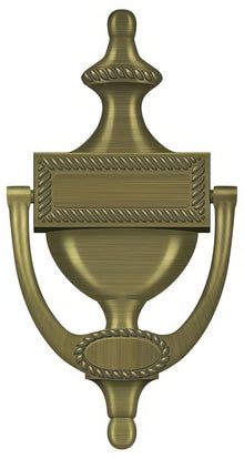 Deltana DKR75 7-3/4" x 3-7/8" Victorian Rope Door Knocker