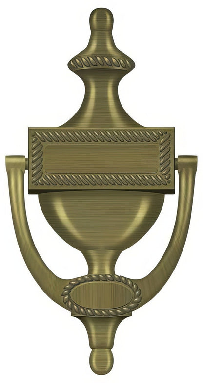 Deltana DKR75 7-3/4" x 3-7/8" Victorian Rope Door Knocker