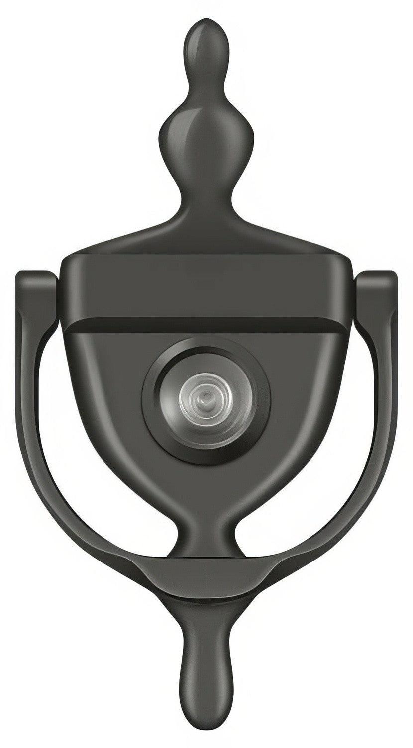 Deltana DKV630 5-7/8" Door Knocker with Glass Lens Viewer.