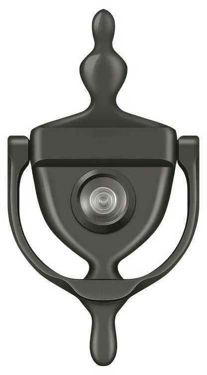 Deltana DKV630 5-7/8" Door Knocker with Glass Lens Viewer.