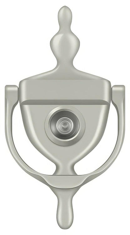 Deltana DKV630 5-7/8" Door Knocker with Glass Lens Viewer.