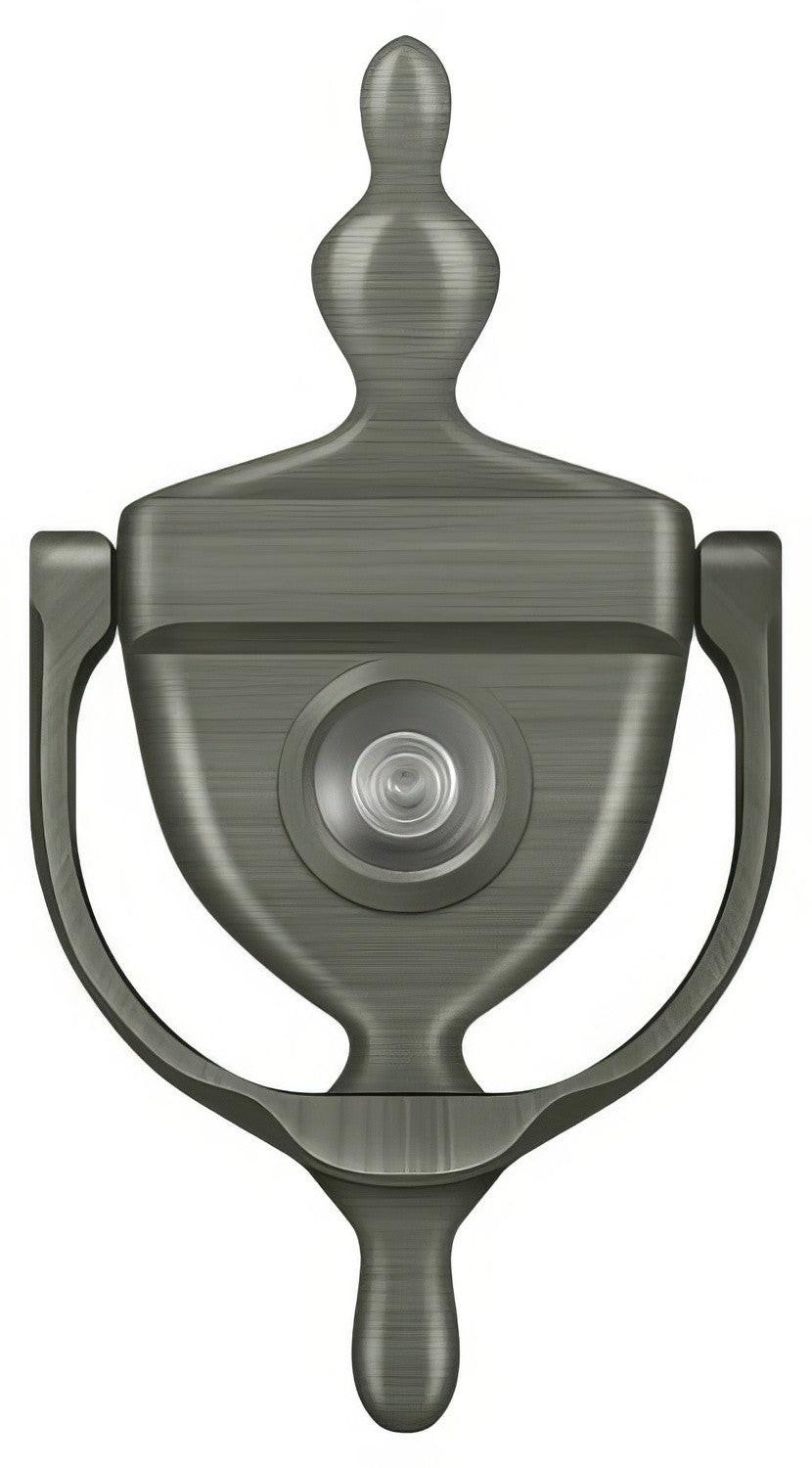 Deltana DKV630 5-7/8" Door Knocker with Glass Lens Viewer.