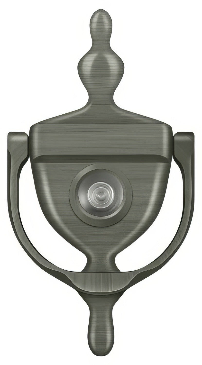 Deltana DKV630 5-7/8" Door Knocker with Glass Lens Viewer