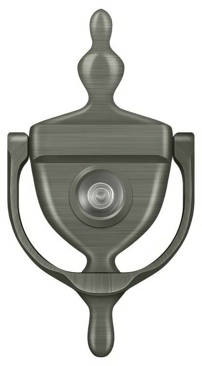 Deltana DKV630 5-7/8" Door Knocker with Glass Lens Viewer