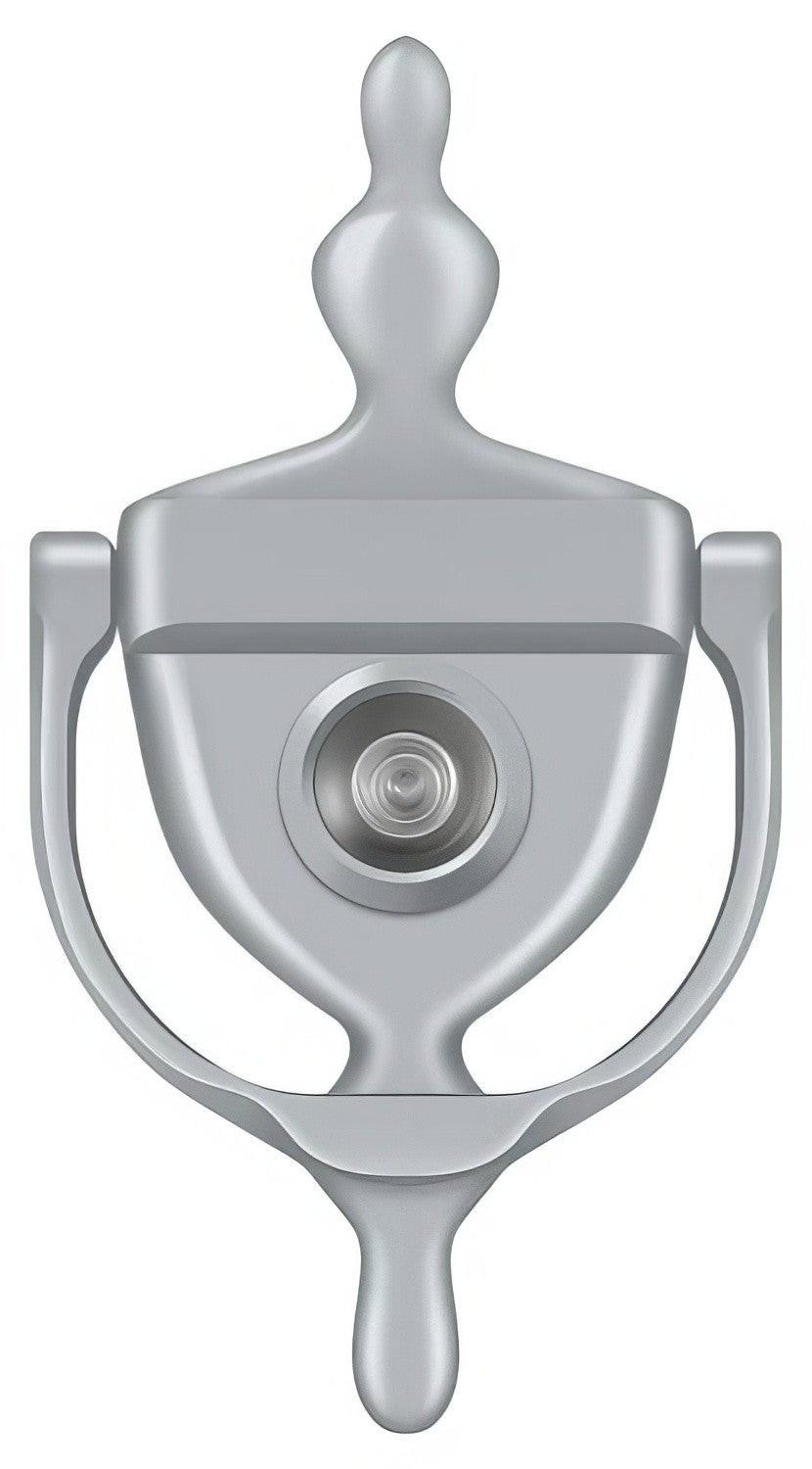 Deltana DKV630 5-7/8" Door Knocker with Glass Lens Viewer.