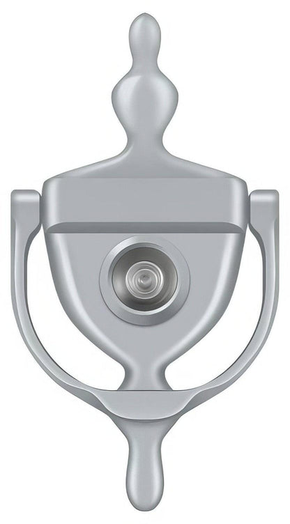 Deltana DKV630 5-7/8" Door Knocker with Glass Lens Viewer.