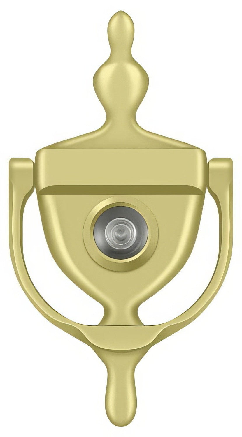 Deltana DKV630 5-7/8" Door Knocker with Glass Lens Viewer
