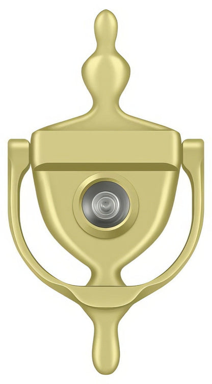 Deltana DKV630 5-7/8" Door Knocker with Glass Lens Viewer
