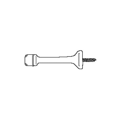 Don-Jo 1504 Rigid Baseboard Door Stop