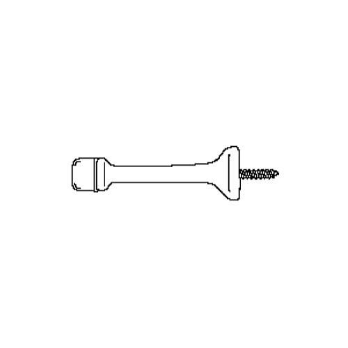 Don-Jo 1504 Rigid Baseboard Door Stop.