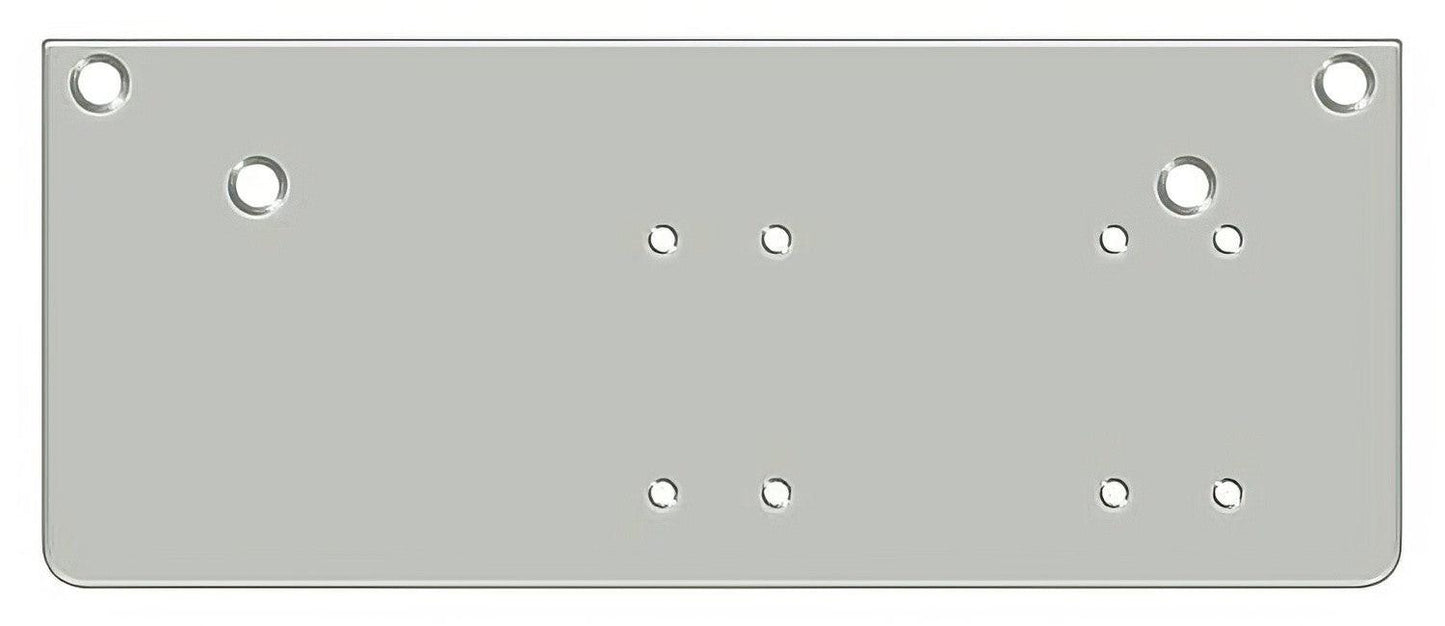 Deltana DP4041P 13" x 5" Drop Plate for Door Closer with Parallel Arm Installation