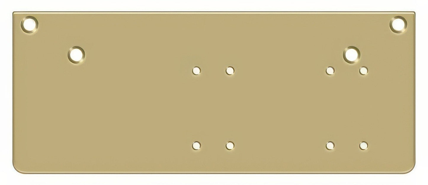 Deltana DP4041P 13" x 5" Drop Plate for Door Closer with Parallel Arm Installation