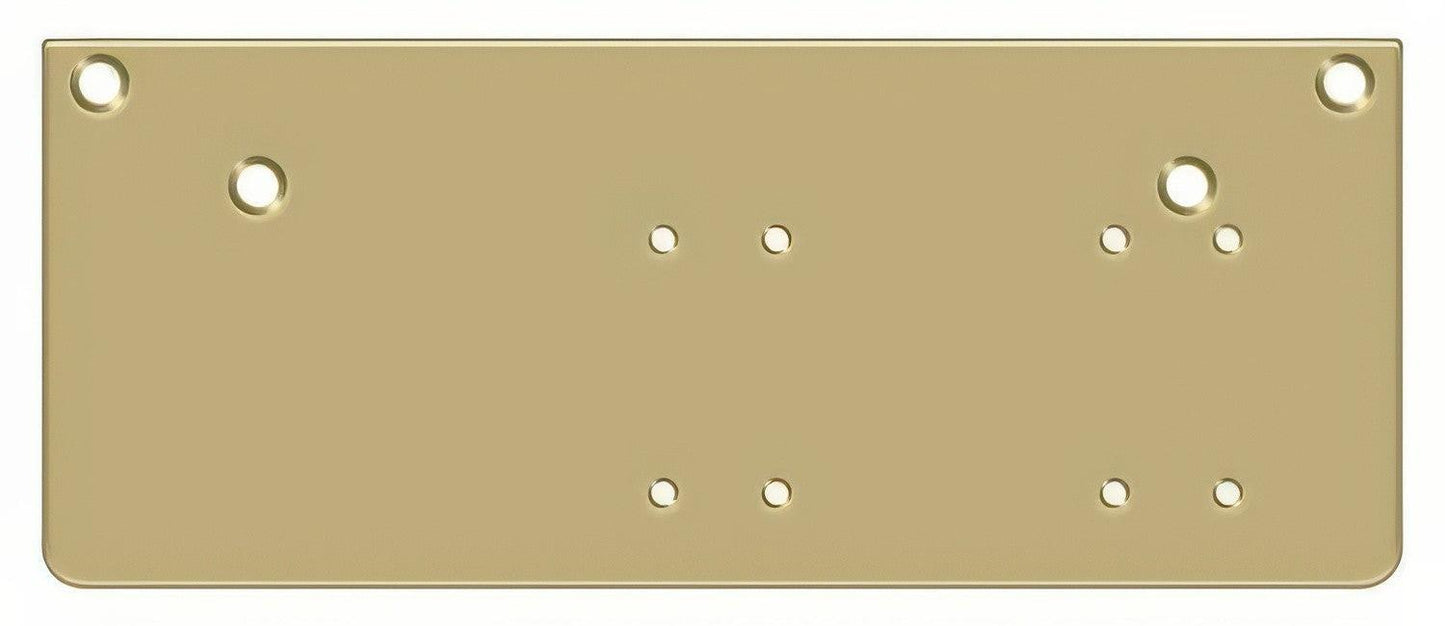 Deltana DP4041P 13" x 5" Drop Plate for Door Closer with Parallel Arm Installation