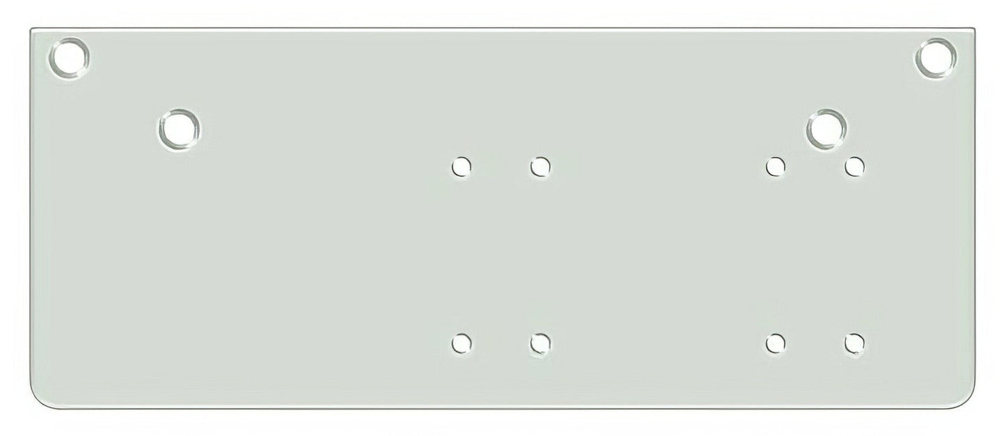 Deltana DP4041P 13" x 5" Drop Plate for Door Closer with Parallel Arm Installation