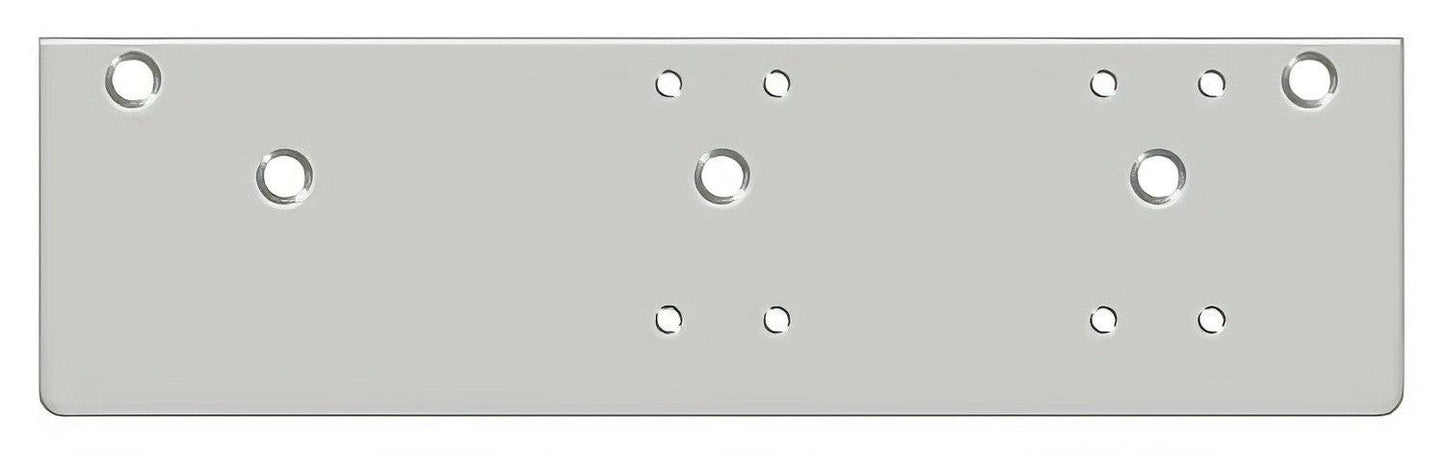Deltana DP4041S 13" x 3-5/8" Drop Plate for Door Closer with Standard Arm Installation