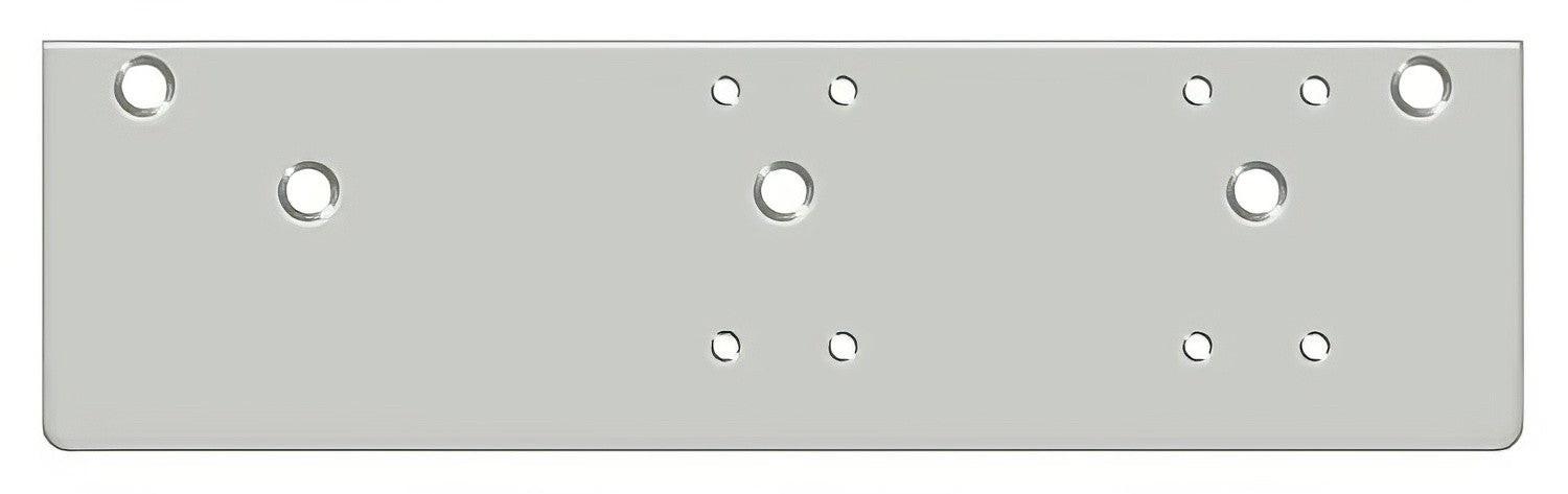 Deltana DP4041S 13" x 3-5/8" Drop Plate for Door Closer with Standard Arm Installation