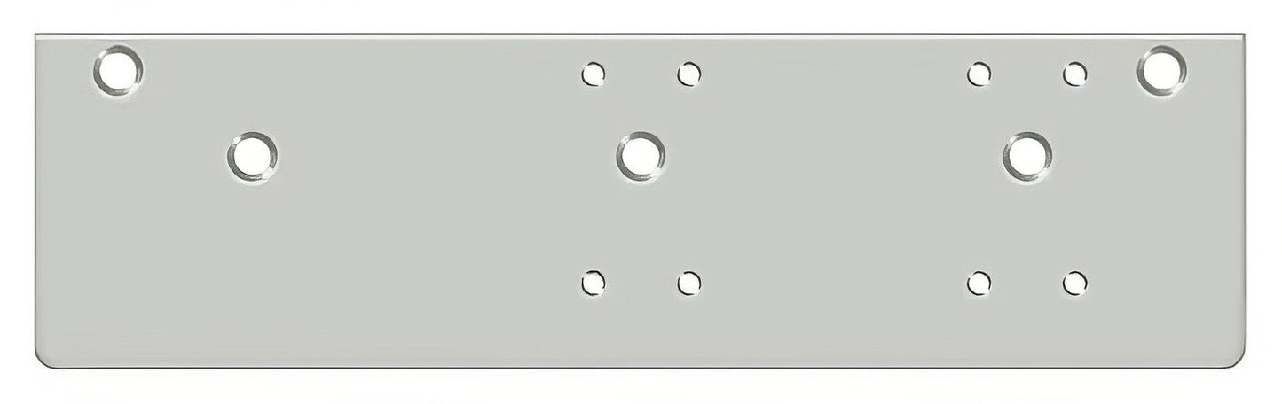 Deltana DP4041S 13" x 3-5/8" Drop Plate for Door Closer with Standard Arm Installation