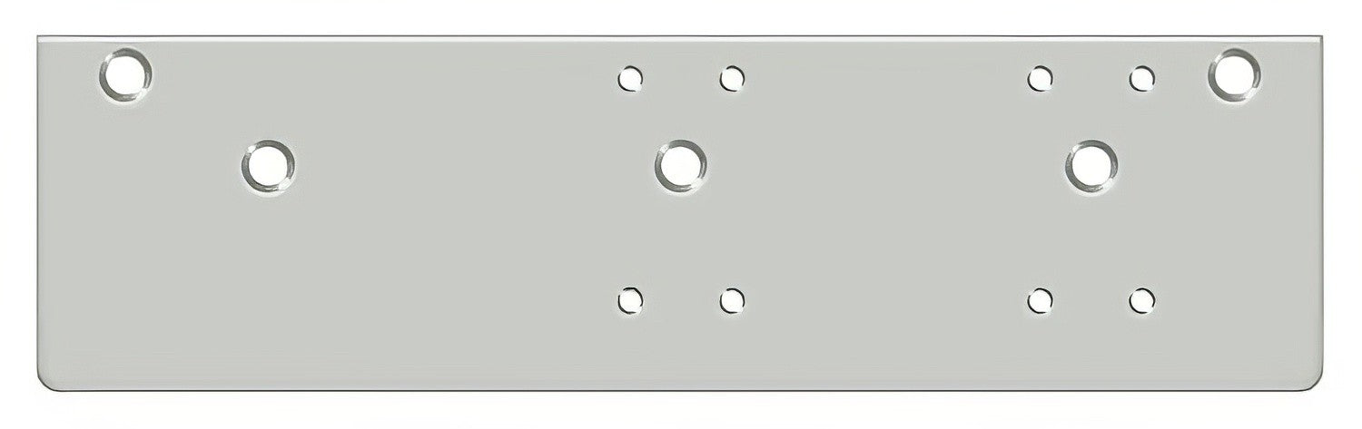 Deltana DP4041S 13" x 3-5/8" Drop Plate for Door Closer with Standard Arm Installation