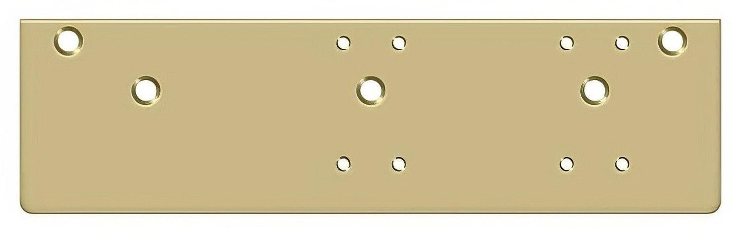 Deltana DP4041S 13" x 3-5/8" Drop Plate for Door Closer with Standard Arm Installation
