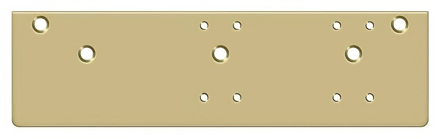 Deltana DP4041S 13" x 3-5/8" Drop Plate for Door Closer with Standard Arm Installation