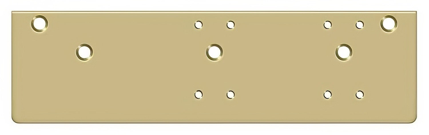 Deltana DP4041S 13" x 3-5/8" Drop Plate for Door Closer with Standard Arm Installation