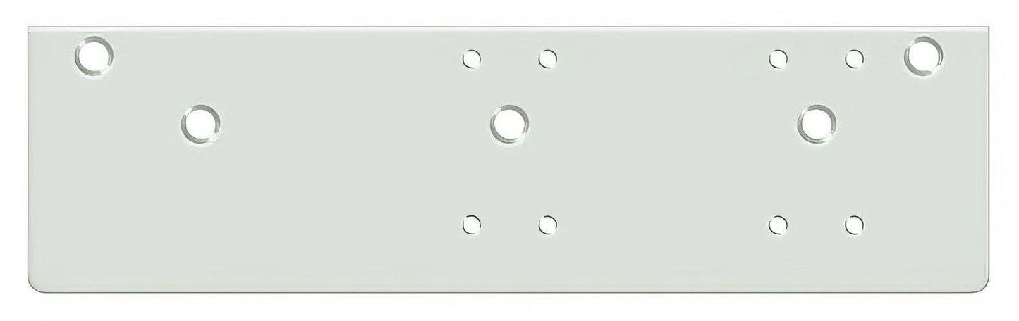 Deltana DP4041S 13" x 3-5/8" Drop Plate for Door Closer with Standard Arm Installation