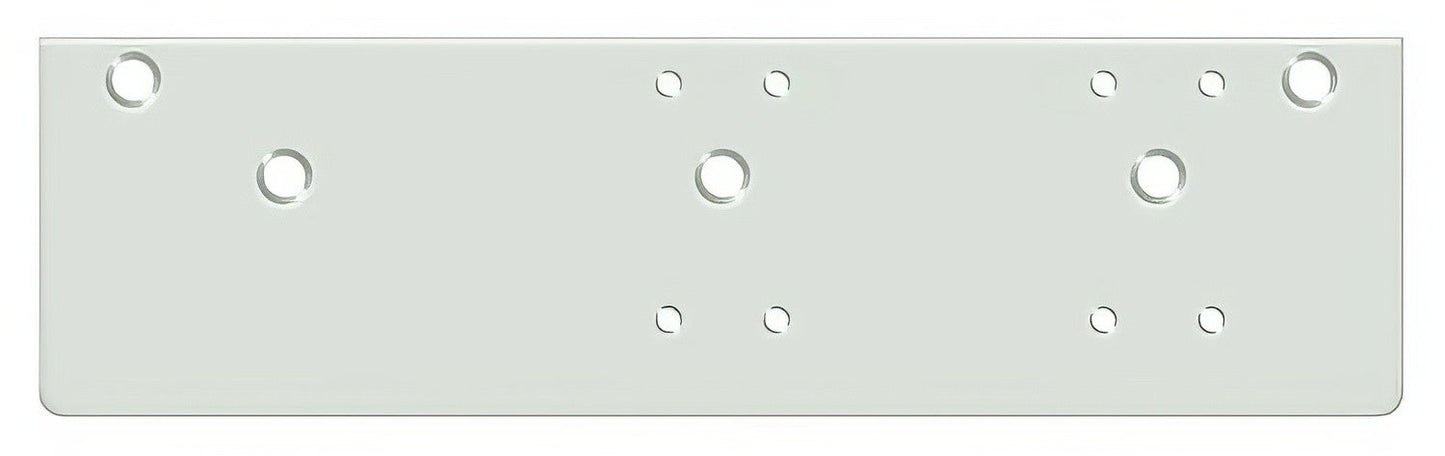Deltana DP4041S 13" x 3-5/8" Drop Plate for Door Closer with Standard Arm Installation