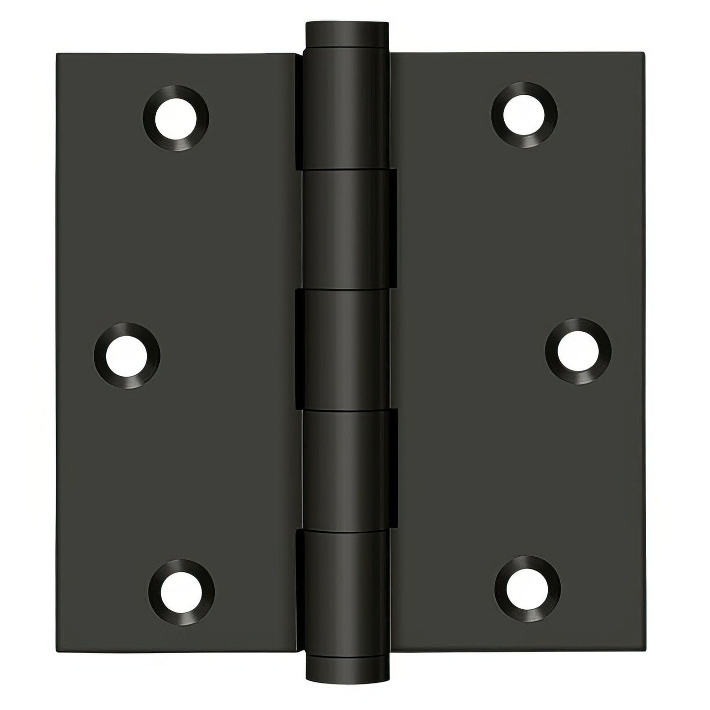 Deltana DSB35R 3-1/2" x 3-1/2" 1/4" Radius Corner Door Hinge.