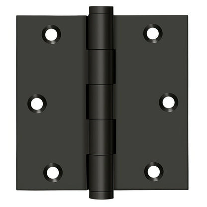 Deltana DSB35R 3-1/2" x 3-1/2" 1/4" Radius Corner Door Hinge.